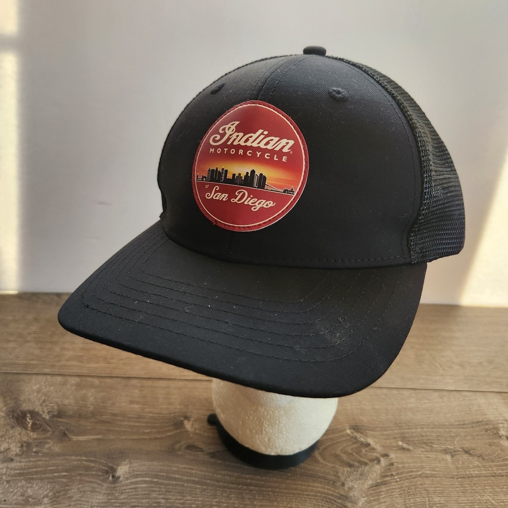 Indian Motorcycles Of San Diego Snapback Adjustable Baseball Trucker Hat Cap